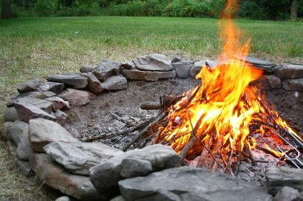 Front yard firepit
